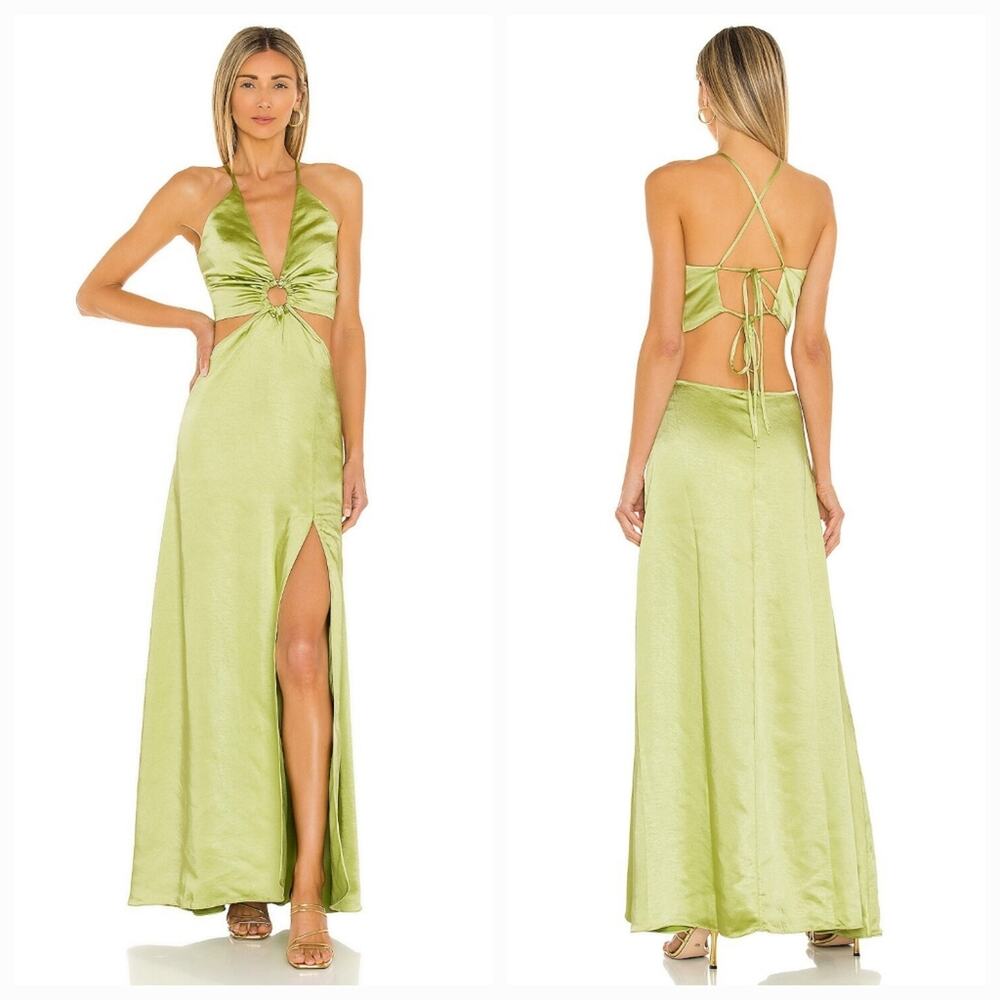 LPA Aniston Dress in Chartreuse XL